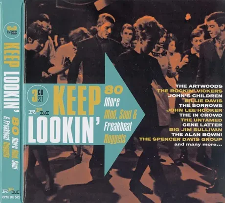 VARIOUS ARTISTS - Keep Lookin': 80 More Mod, Soul & Freakbeat Nuggets (3CD)