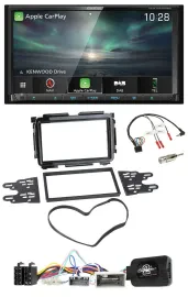 Kenwood Bluetooth USB 2DIN Lenkrad TMC DAB Navigation für Honda HR-V RU ab 2015