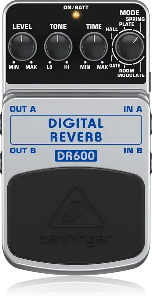 Педаль эффектов для электрогитары Behringer DR600 Digital Reverb