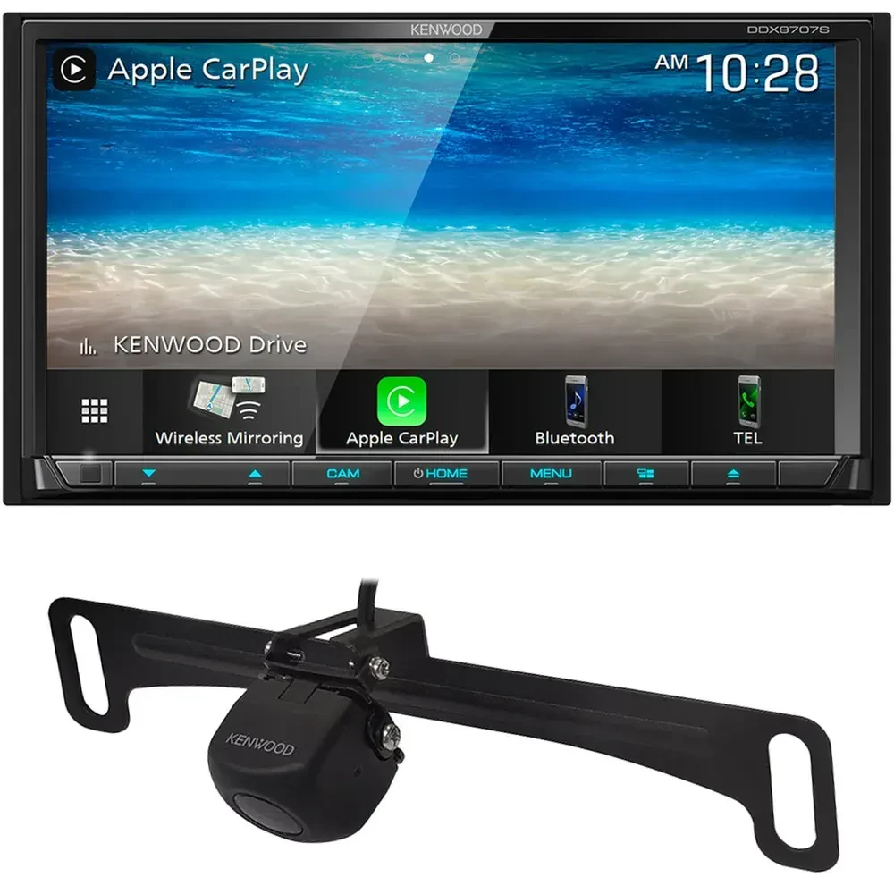 Автомагнитола Kenwood DDX9707S 6.95" сенсорный экран, с камерой заднего вида 128°