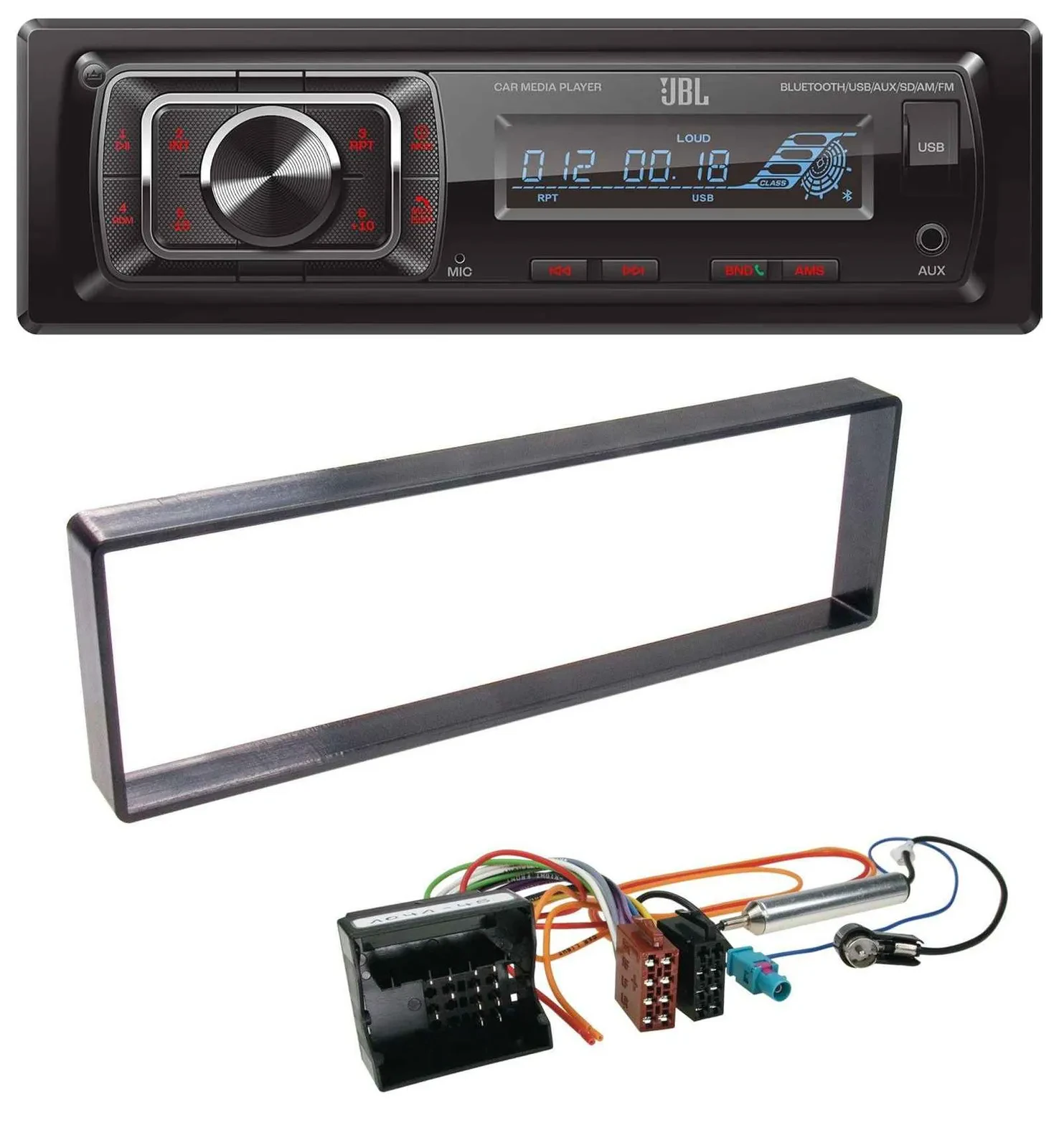 Автомагнитола для Citroen C4 JBL SD/AUX/USB/MP3 Bluetooth