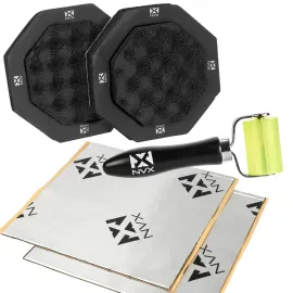 NVX 6.5" Speaker Install Kit w/ Baffles, Sound Damping, and Roller