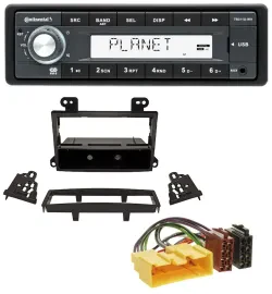 Continental USB MP3 AUX 1DIN Autoradio für Mazda MPV (2000-2006)