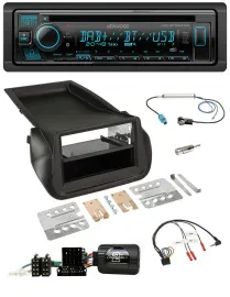 Kenwood Bluetooth DAB CD Lenkrad USB Autoradio für Citroen Nemo Peugeot Bipper a