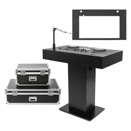 Magma MGA50000 Black Podium with Pioneer DJ DDJ-FLX10 Faceplate Pack