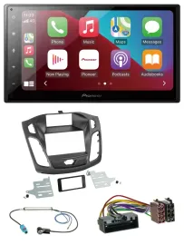 Pioneer USB MP3 DAB 2DIN Bluetooth Autoradio für Ford Focus (2011-2014)