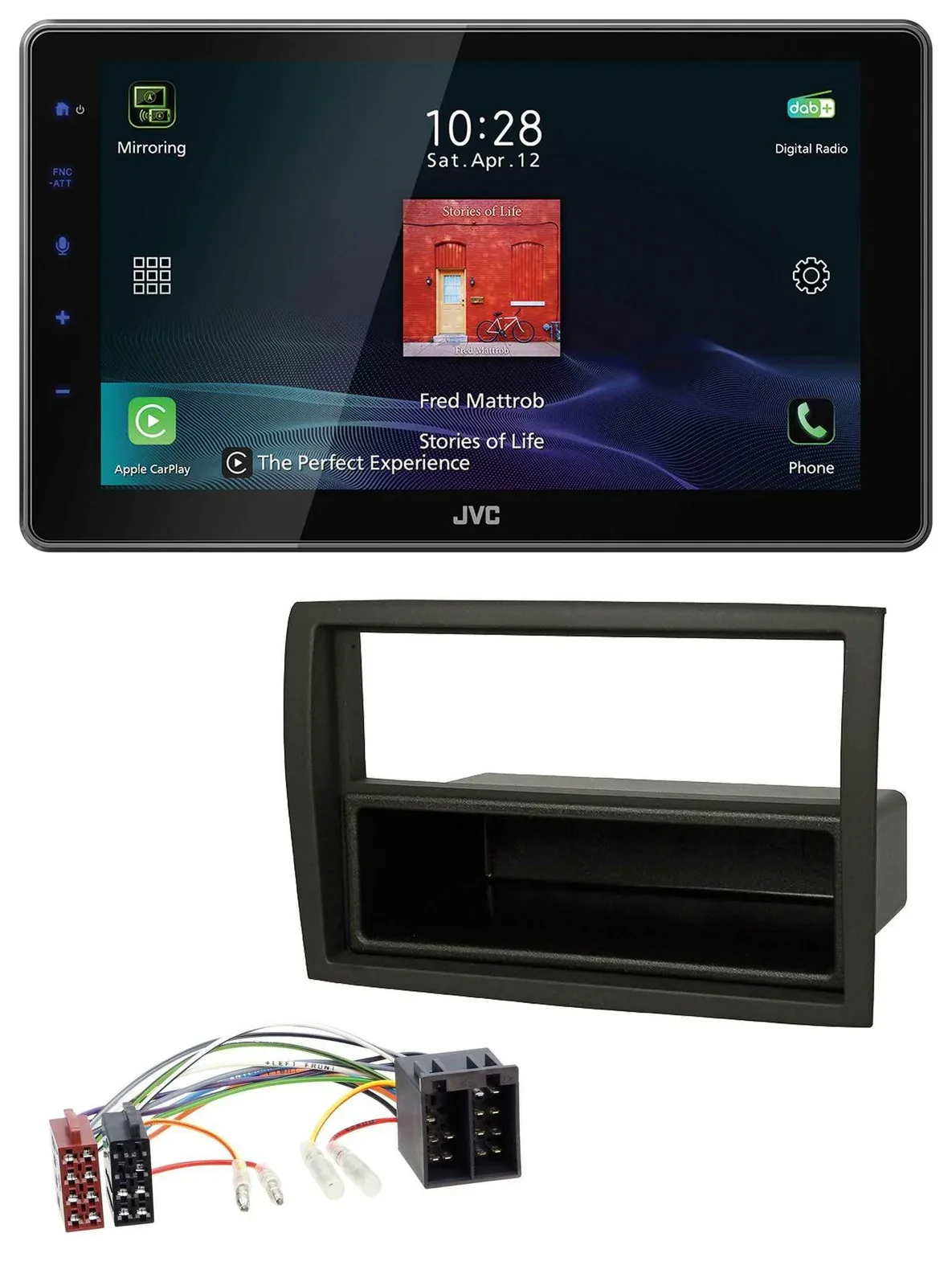 Автомагнитола для Citroen Jumper / Fiat Ducato / Peugeot Boxer JVC DAB, MP3, Bluetooth, USB