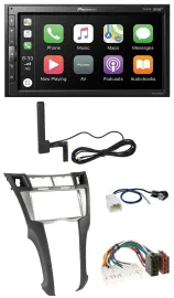 Автомагнитола Pioneer 2DIN, USB, Bluetooth, DAB, MP3 для Toyota Yaris (2007–2011)
