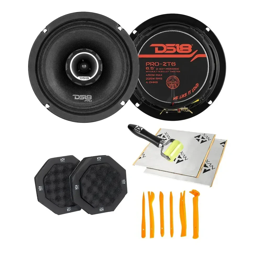 Динамик среднечастотный DS18 PRO-ZT6 6.5" (набор, пара) с аксессуарами