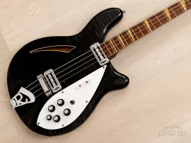 1966 Rickenbacker 4005 Vintage Semi-Hollow Bass Jetglo w/ Toaster Pickups