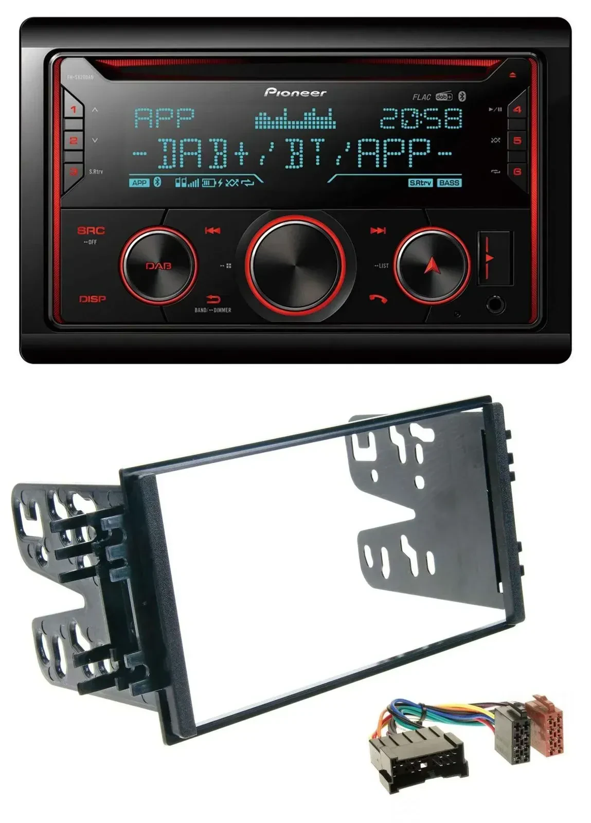 Автомагнитола для Kia Carnival (2001–2005) Pioneer 2DIN DAB MP3 Bluetooth USB CD