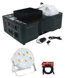 Комплект светового оборудования American DJ Fog Fury Jett+Rockpar50 WHT+RDX3M25