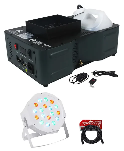 Комплект светового оборудования American DJ Fog Fury Jett+Rockpar50 WHT+RDX3M25