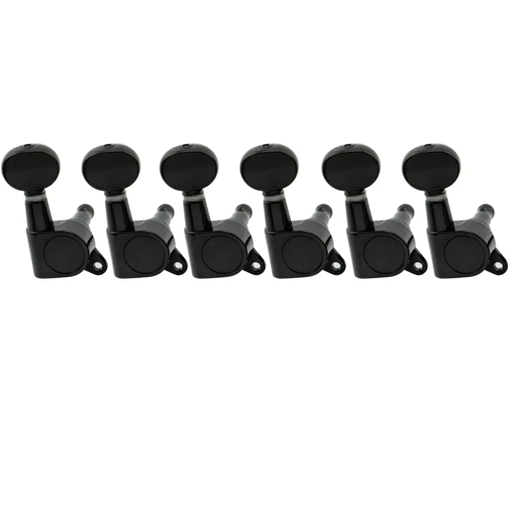 Колки для гитары Musiclily MX1347BK-6 черные (набор, 6 шт.)