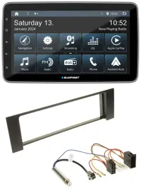 Blaupunkt USB DAB SD MP3 Bluetooth Autoradio für Audi A4 (B6, 00-04) - ISO