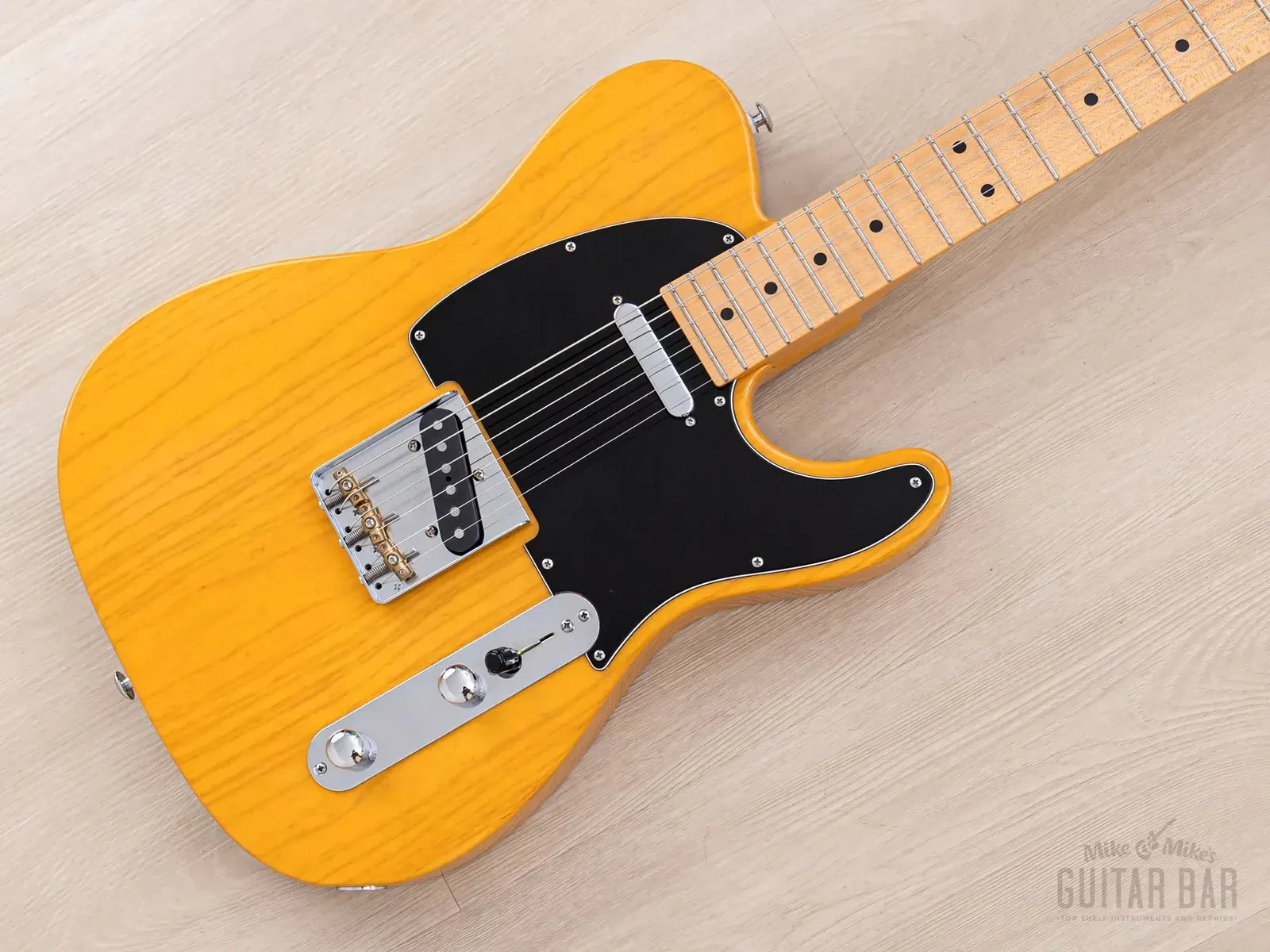 2016 Suhr Classic T Blackguard Butterscotch Electric Guitar w/ Stainless Frets