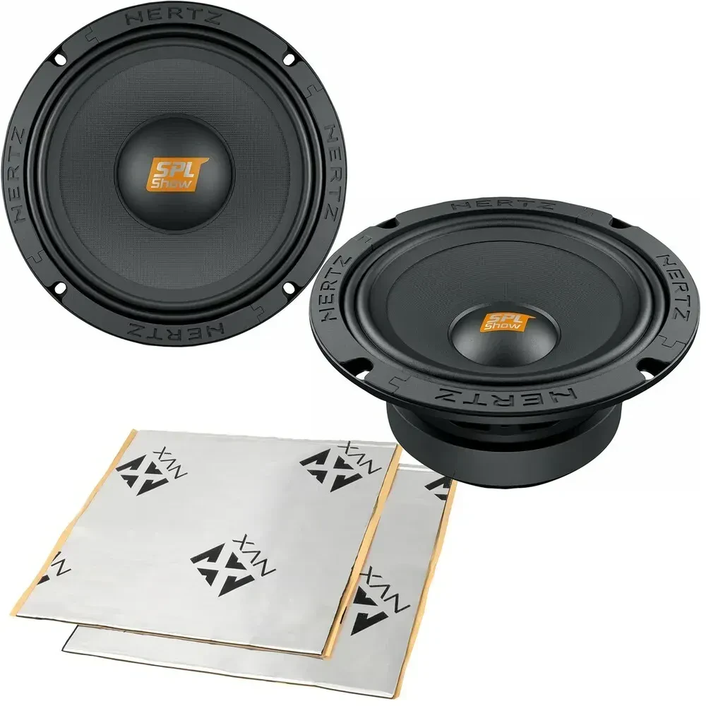 Hertz SV 165.1 400W RMS 6.5" Midrange Speakers w/ Sound Damping