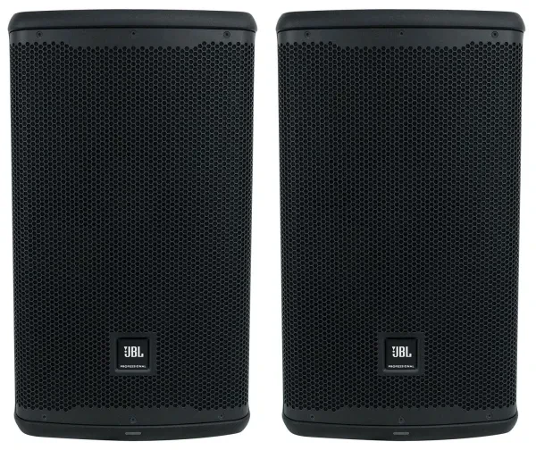 (2) JBL EON710 10" 1300w Powered DJ PA Speakers w/Bluetooth/DSP/Built in Mixer
