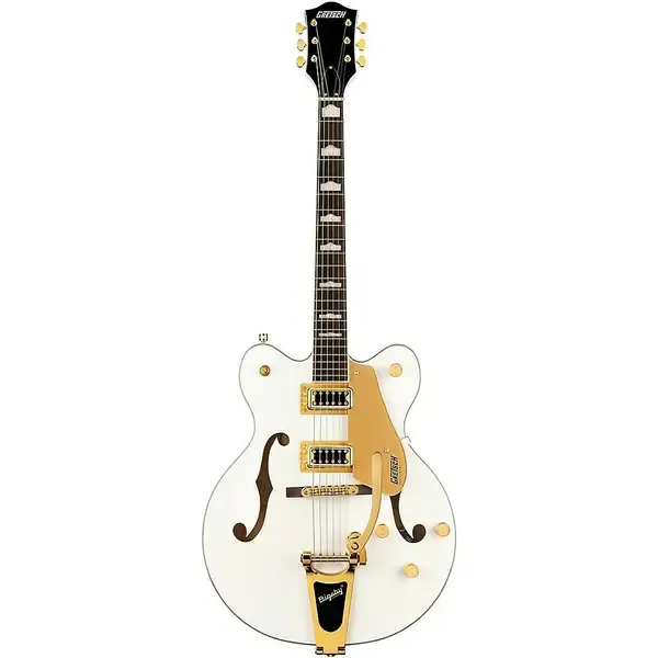 Электрогитара полуакустическая Gretsch G5422TG Electromatic Classic Hollow Body Bigsby Gold HW Guitar SC White