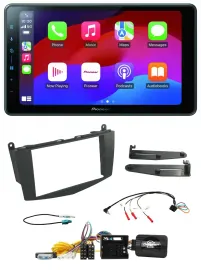 Pioneer Bluetooth 2DIN USB Lenkrad DAB Autoradio für Mercedes C-Klasse 07-11 W20