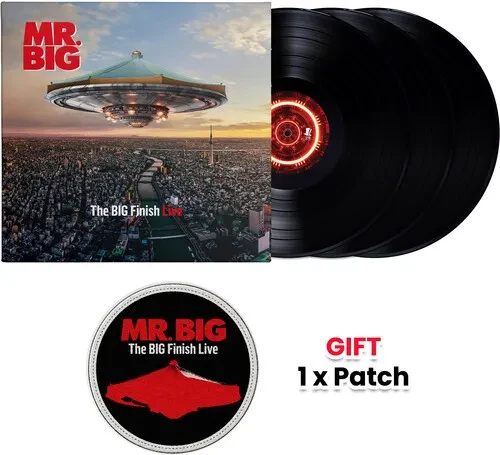 Виниловая пластинка Mr. Big - The BIG Finish Live - 3LP + Gift "Embroidery Patch" [New Vinyl LP] Gat