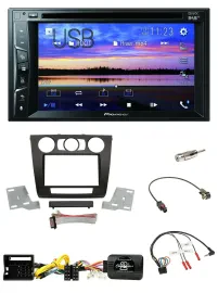 Pioneer Bluetooth 2DIN USB DVD DAB Lenkrad Autoradio für BMW 1er man. Klima E87/