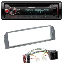 Pioneer MP3 DAB CD Bluetooth USB Autoradio für Alfa Romeo 147, GT - anthrazit