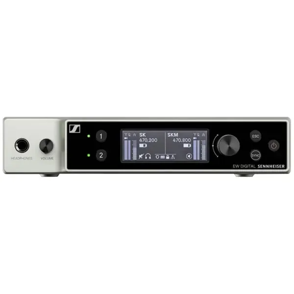 Sennheiser EW-DX EM 2 DANTE Digital Half Rack Two-Channel Rx, 470 - 550 MHz