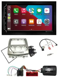 ESX 2DIN DAB USB Lenkrad Bluetooth Autoradio für Mazda 5 CR 2005-2010 silber