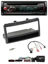 Pioneer Lenkrad DAB CD Bluetooth USB Autoradio für Ford Mondeo 00-02 schwarz Abl