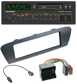 Автомагнитола для Renault Scenic (с 2012) Blaupunkt USB DAB Bluetooth MP3 серый