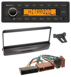 Continental 1DIN USB AUX MP3 Autoradio für Ford Cougar Escort Fiesta Focus 95-04