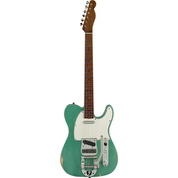 Электрогитара Fender Custom Shop 1969 Roasted Telecaster LE Relic Faded Aged Sherwood Green Metallic