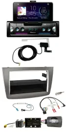 Автомагнитола Pioneer DAB, Bluetooth, USB, управление с руля, для Alfa Romeo Mito (2014–2018), серебристая