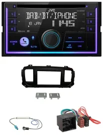 Автомагнитола для Citroen Jumpy/Spacetourer JVC 2DIN DAB Bluetooth CD USB MP3