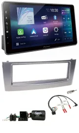 Автомагнитола для Fiat Grande Punto (2006–2010) Pioneer Bluetooth, USB, DAB, серый