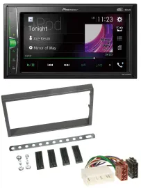 Pioneer 2DIN MP3 DAB USB Bluetooth Autoradio für SSangYong Kyron ab 2005
