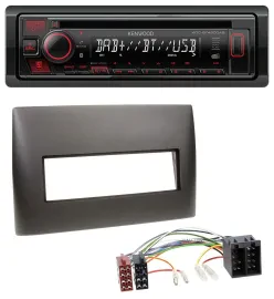 Автомагнитола для Fiat Stilo (2001–2008) Kenwood CD/MP3, USB, Bluetooth, DAB