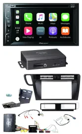 Pioneer Lenkrad TMC 2DIN Bluetooth DAB Navigation für Audi Q5 8R 08-17 Infoadapt