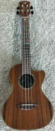 Luna Model UKE TC MAH Tattoo Mahogany Concert Size Acoustic Ukulele with Gig Bag