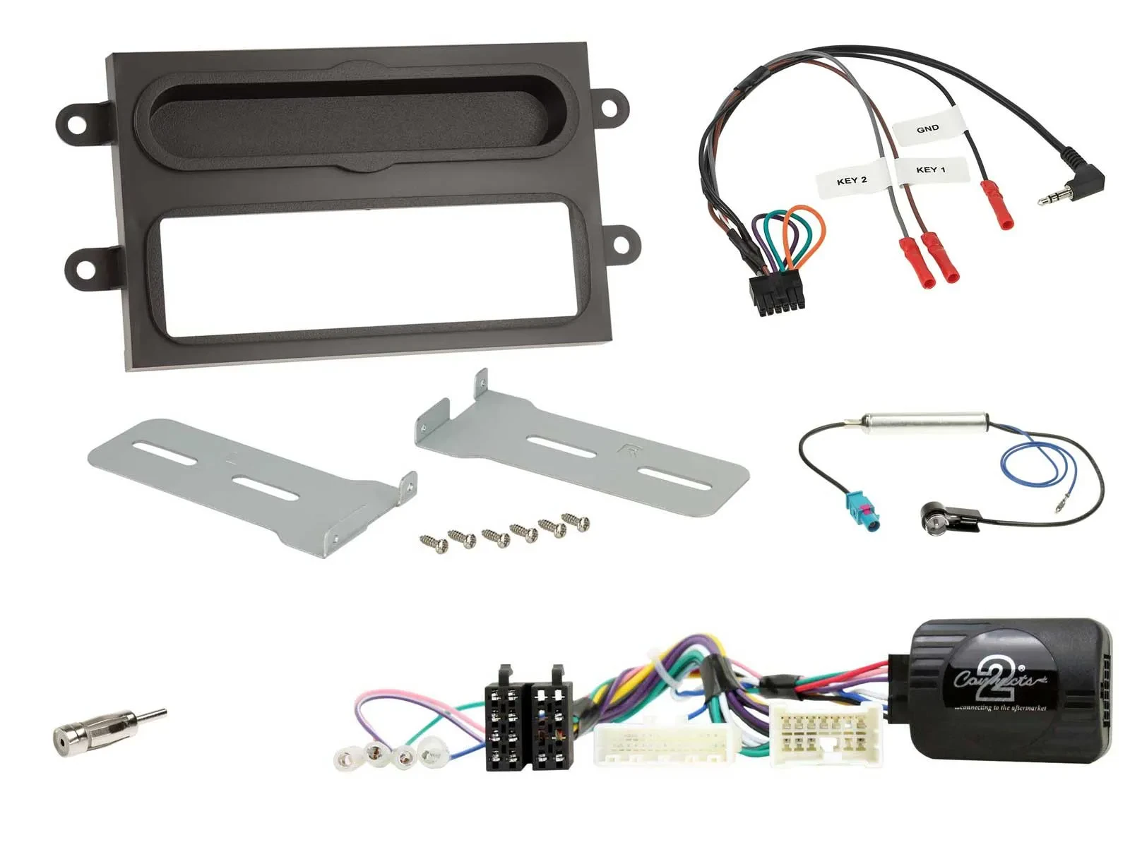 Einbauset Lenkradadapter DIN Autoradio für Renault Twingo ab 2015