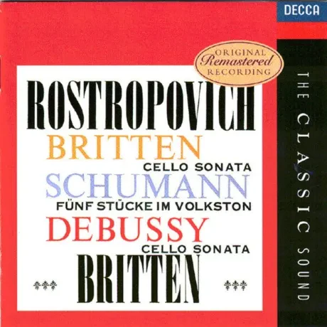 MSTISLAV ROSTROPOVICH / BENJAMIN BRITTEN - Works For Cello And Piano (CD)