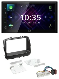 JVC DAB 2DIN MP3 Bluetooth USB Autoradio für Kia Carens 4 RP ab 2013