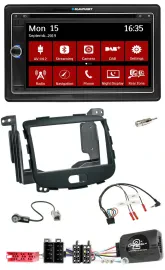 Blaupunkt Bluetooth DAB 2DIN USB DVD Lenkrad Autoradio für Hyundai i10 09-13 Rub