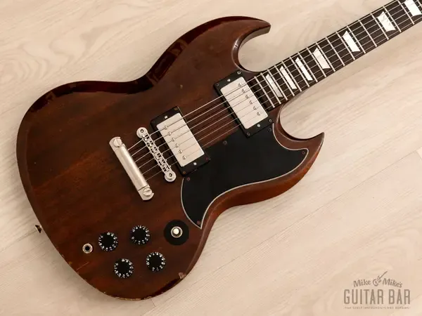 Электрогитара ESP Navigator EG-11 SG Vintage Electric Guitar Walnut, Japan Kasuga 1979