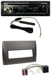 Pioneer MP3 USB CD DAB AUX Autoradio für Fiat Stilo (192, 2001-2008)