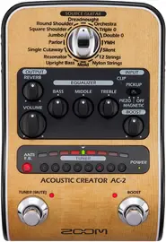 Процессор эффектов для акустической гитары Zoom AC-2 Acoustic Creator