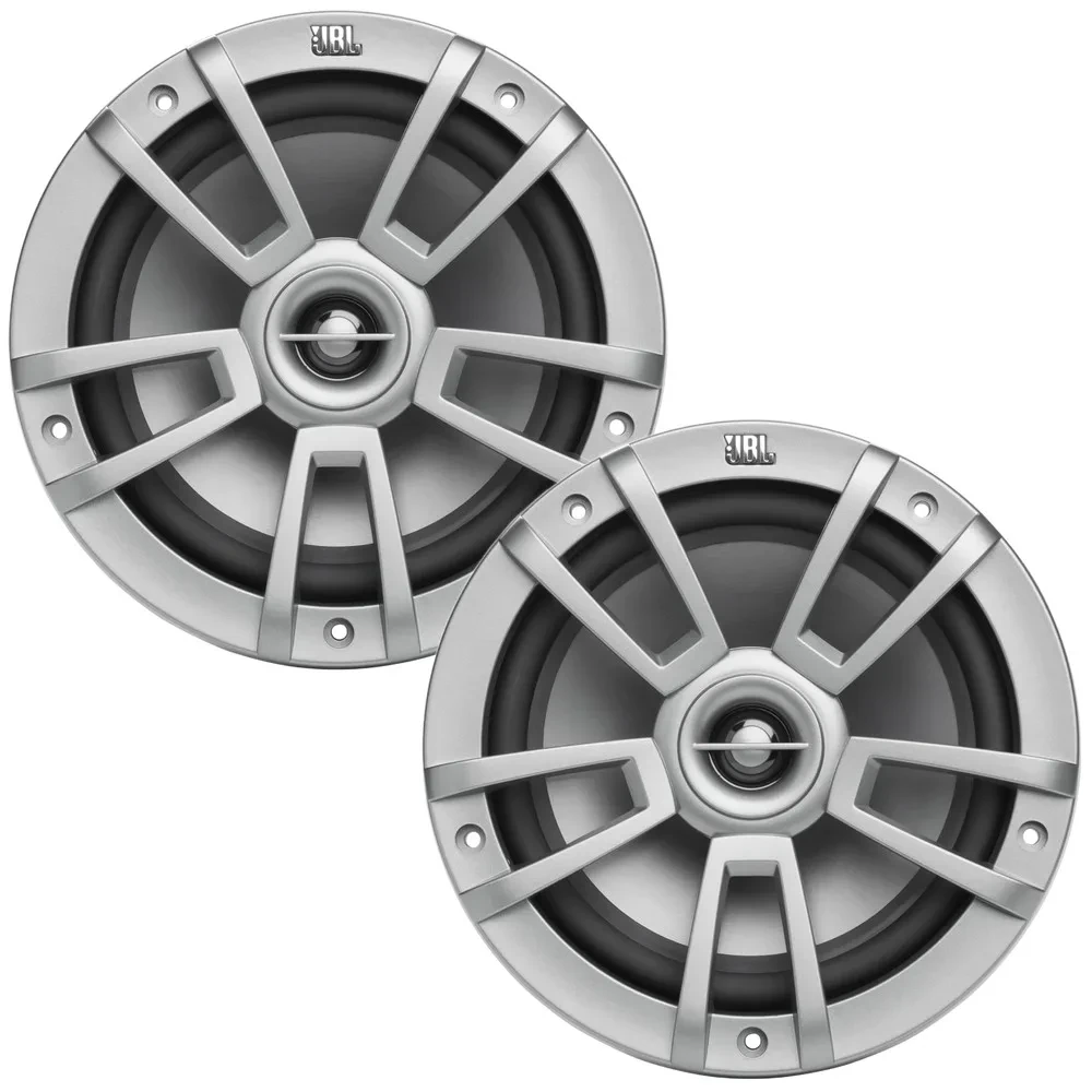 JBL Stage Marine 8 8" 2-Way Coaxial Marine Speakers (Gray)