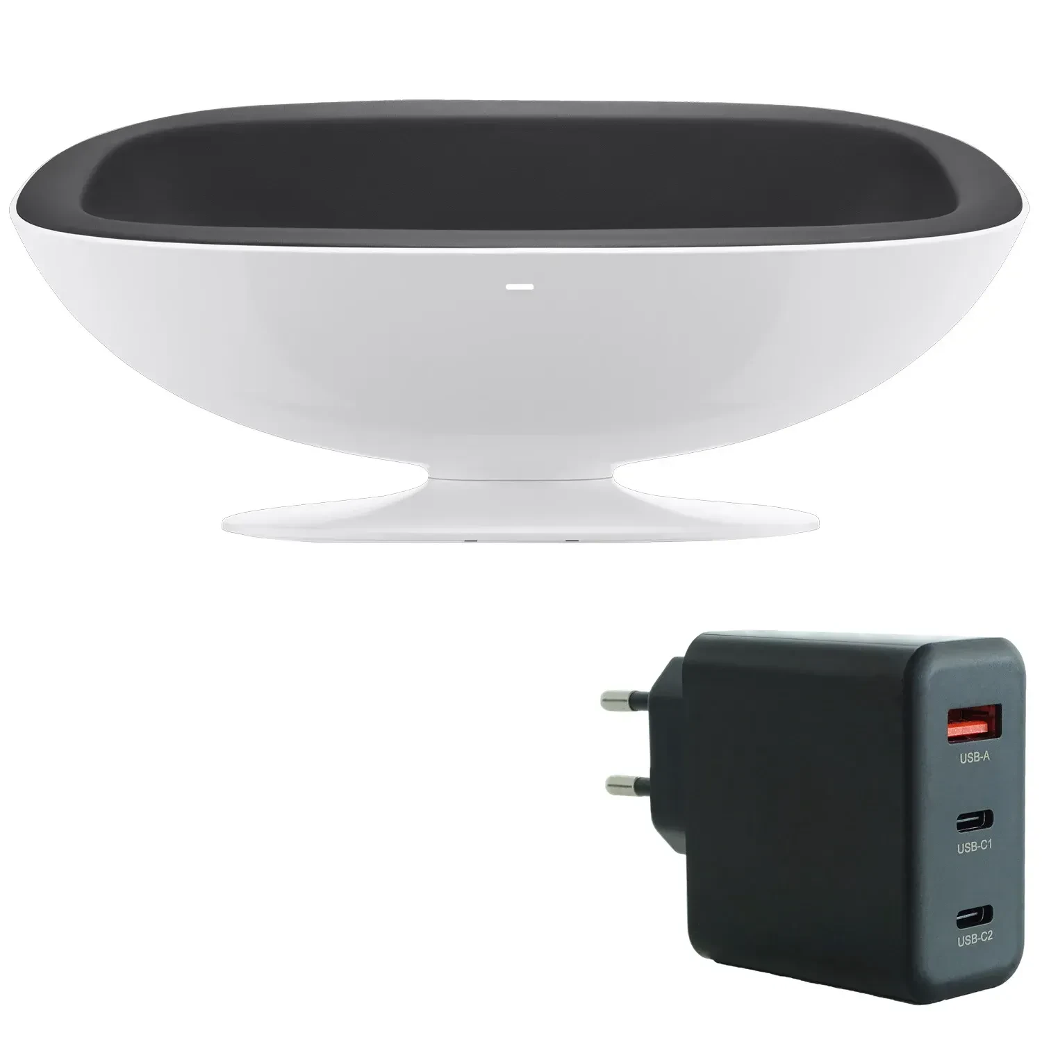 Зарядное устройство Lava Music Space Charger для ME 3 и ME 4 38, серый, с блоком питания