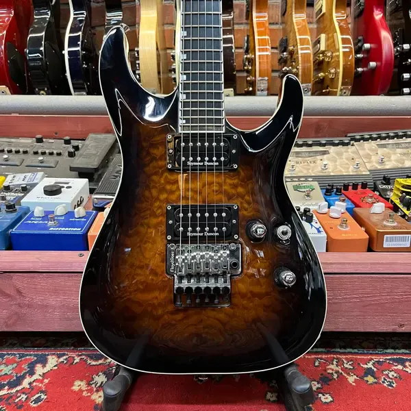 Электрогитара ESP Horizon FR-II HH Dark Brown Sunburst  w/case Japan 2009